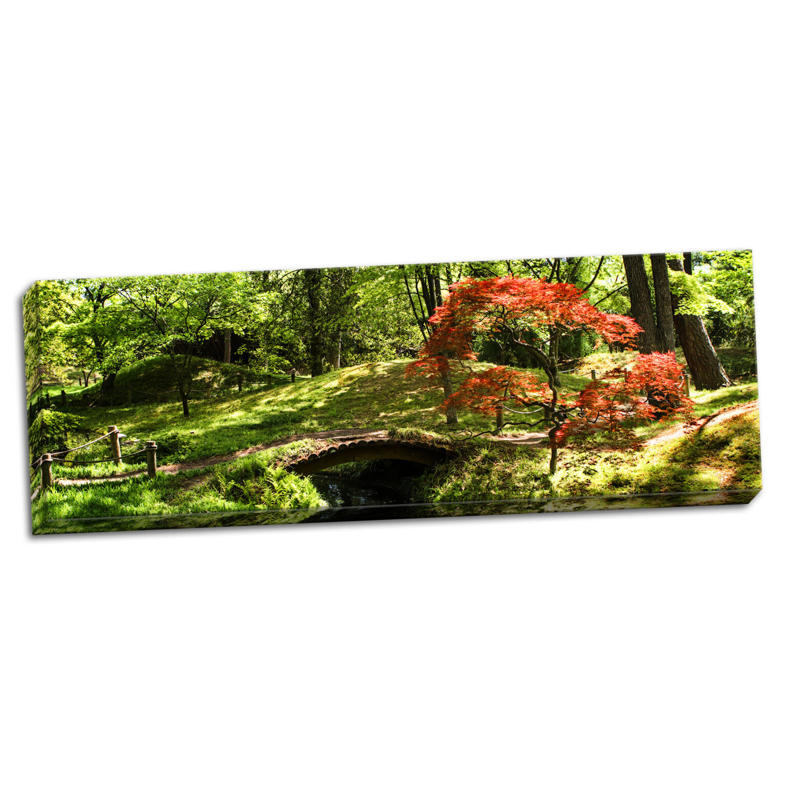 Latitude Run® Japanese Garden Ii By Alan Hausenflock Wrapped Canvas Panoramic Photograph Wayfair 1787