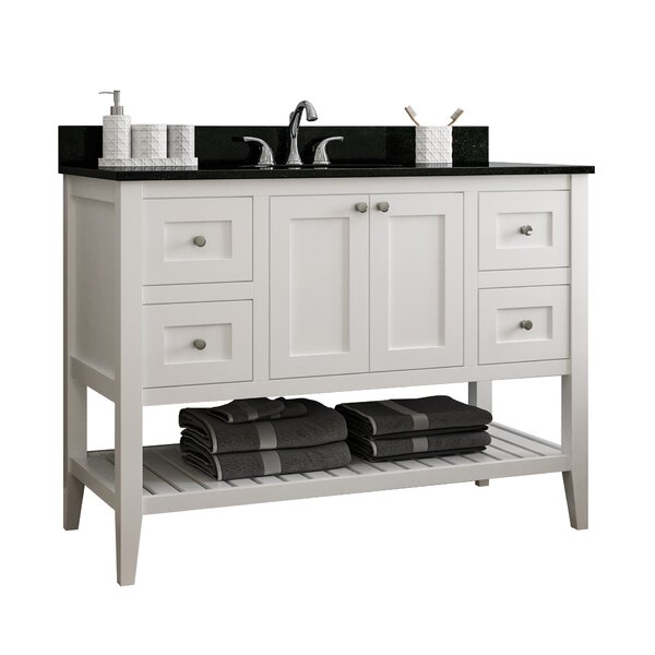 White Shaker Bathroom Vanity Wayfair