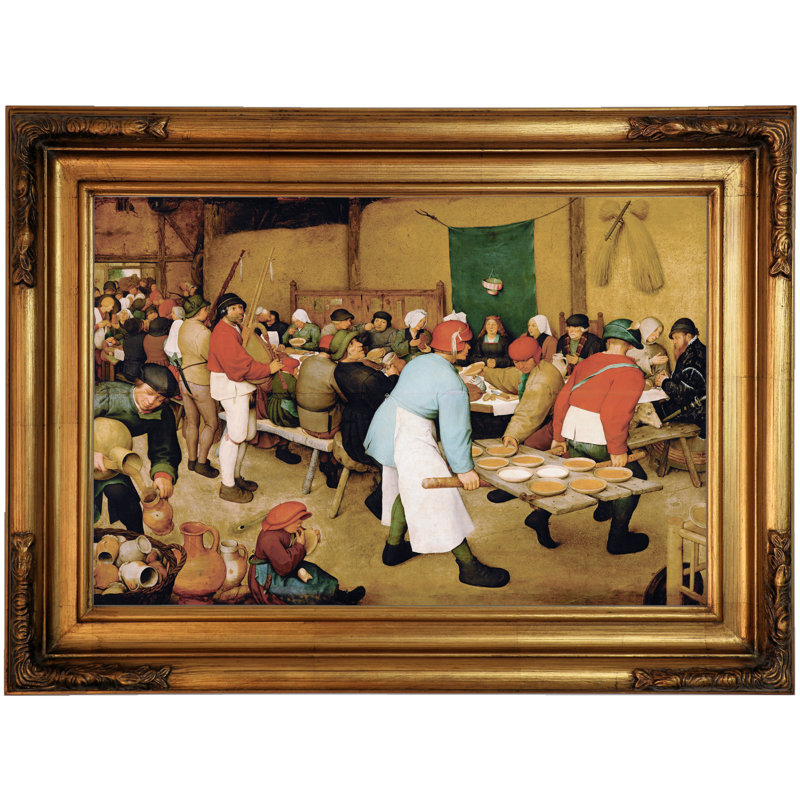 Historic Art Gallery The Peasant Wedding 1566 By Pieter Brueghel