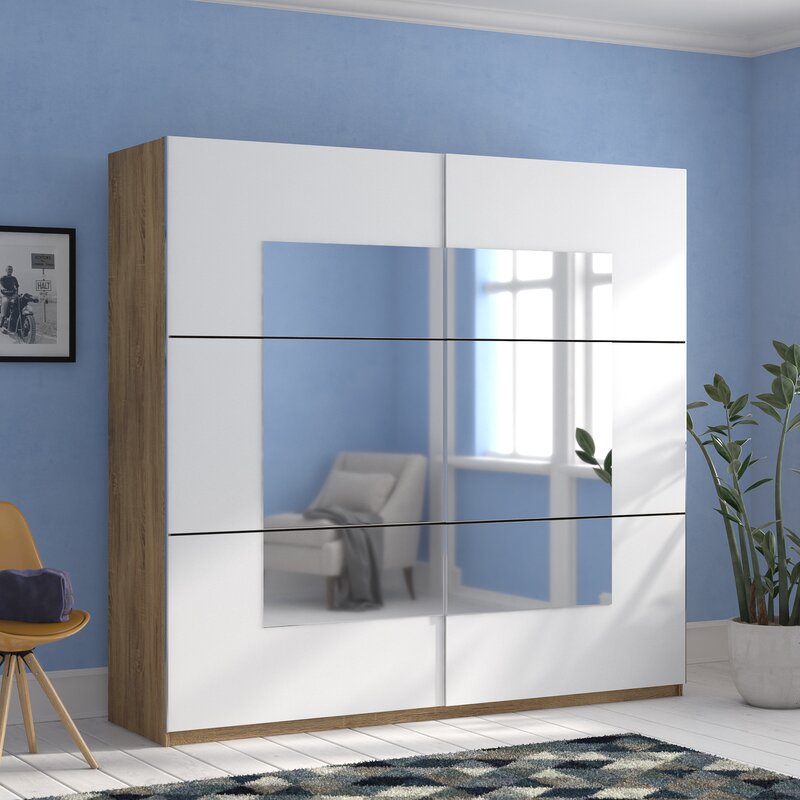 17 Stories 2 Door Sliding Wardrobe & Reviews | Wayfair.co.uk