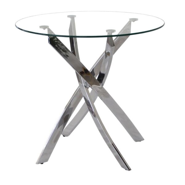 Orren Ellis Bar Height 32'' Pedestal Dining Table | Wayfair