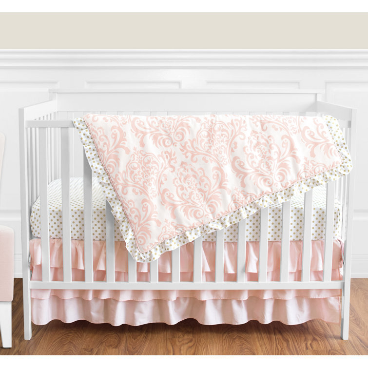 damask crib bedding sets