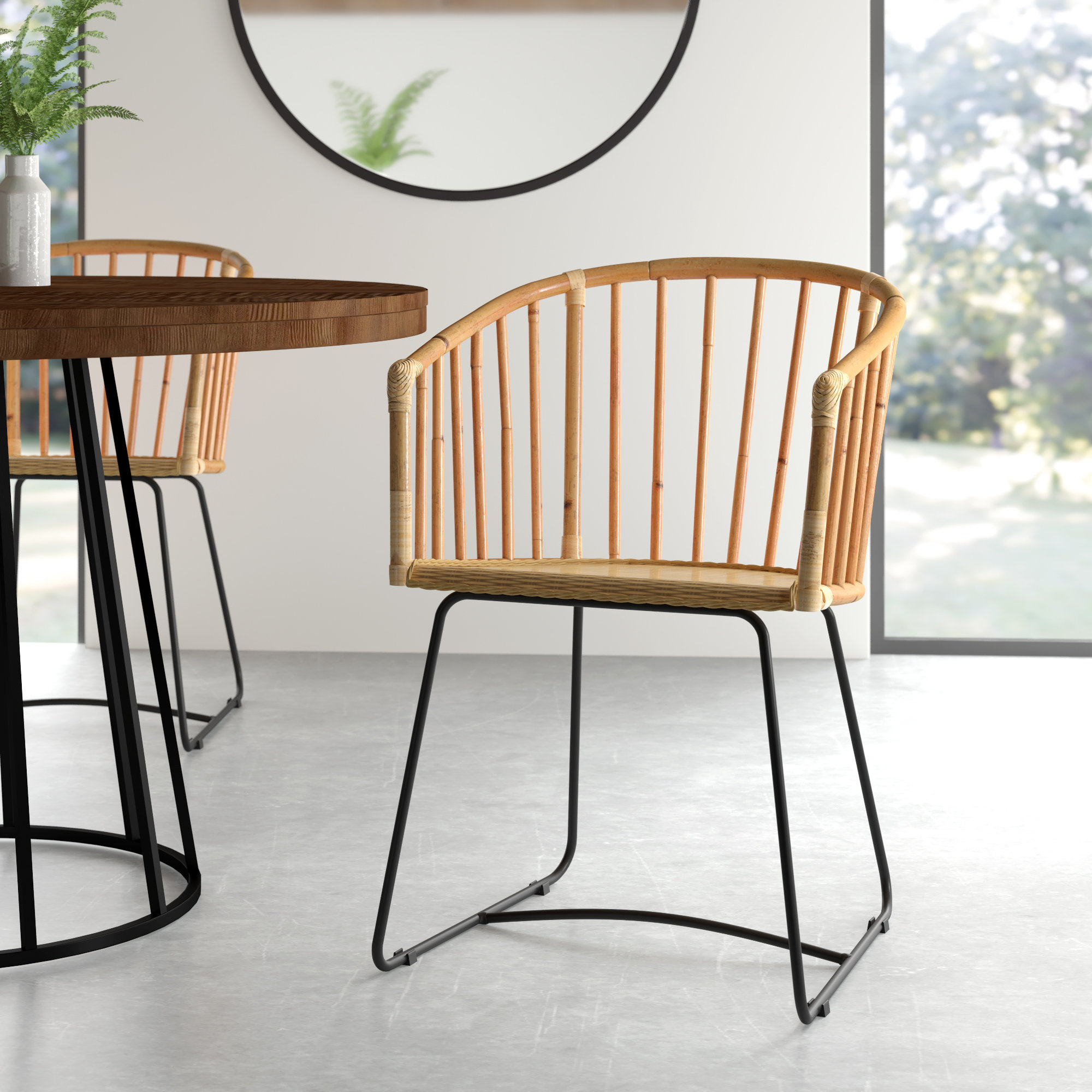 Silva Windsor Back Arm Chair In Natural Reviews Allmodern Silva Windsor Back Arm Chair In Natural