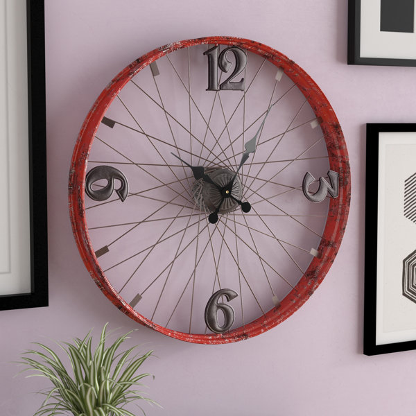 bike wheel clock