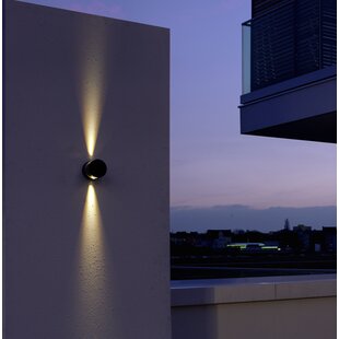 2-Light LED Outdoor Sconce By Symple Stuff
