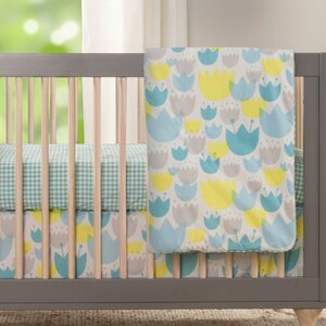 Tulip Garden Stroller Blanket