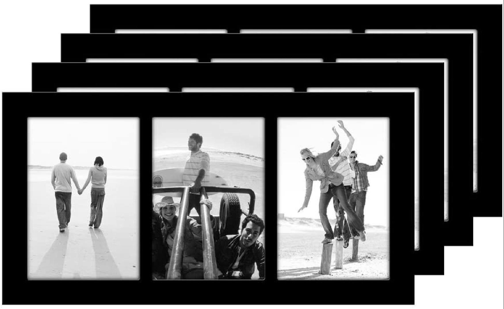 Latitude Run® Opening Collage Picture Frame, DisplaysWalnut Wayfair