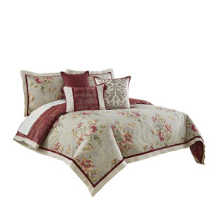 92 X 96 Comforter Wayfair Fresco Flourish 4 Piece Reversible Comforter Set