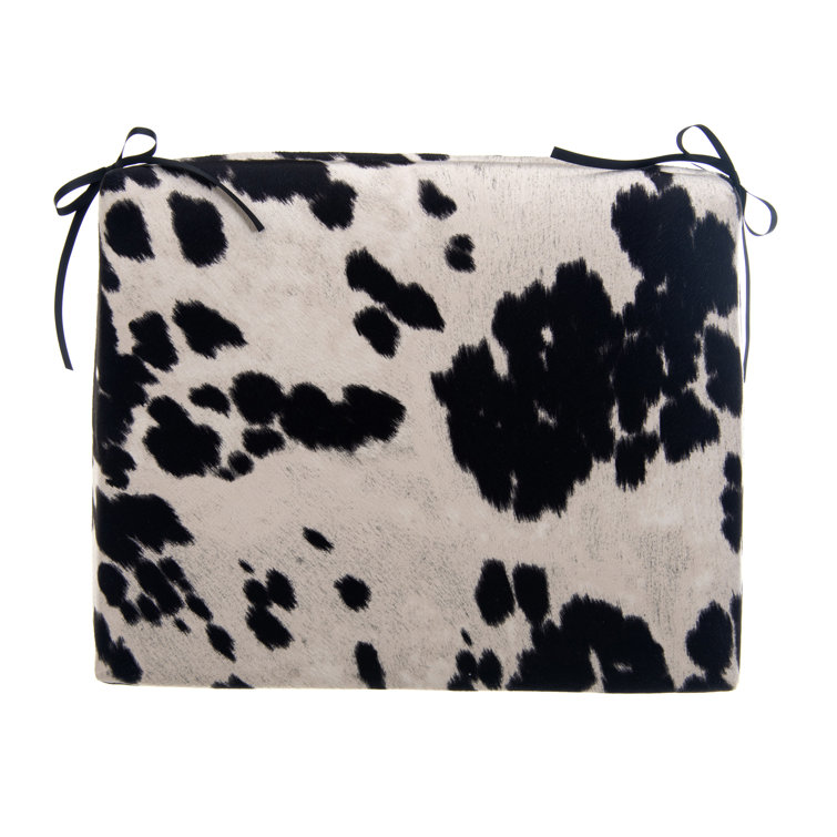 cowhide bench cushion