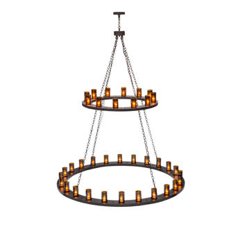 Fleur De Lis Living Gavril 8 Light Candle Style Wagon Wheel Chandelier Wayfair