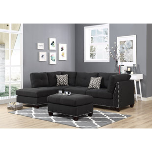 Lach Sectional With Ottoman by Brayden Studio Amazing