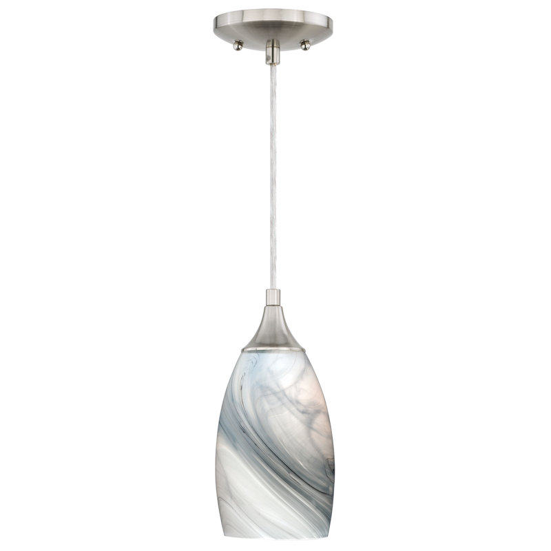 Ebern Designs Moris 1 Light Single Bell Pendant Reviews Wayfair