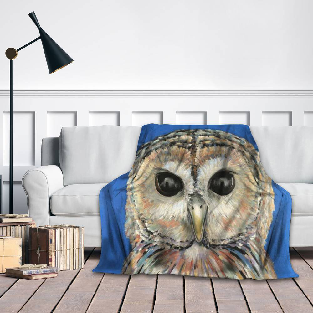 Begin Edition International Inc. Spotted Owl Fleece Blanket Wayfair