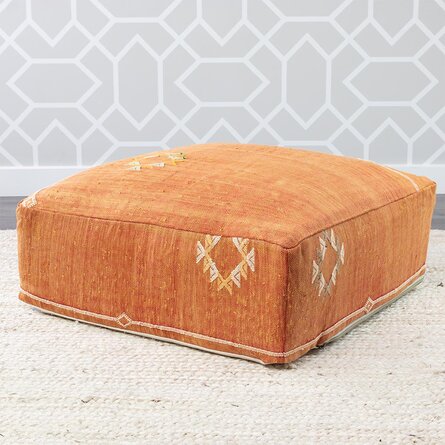 Gardiner 24'' Wide Rectangle Abstract Pouf Ottoman