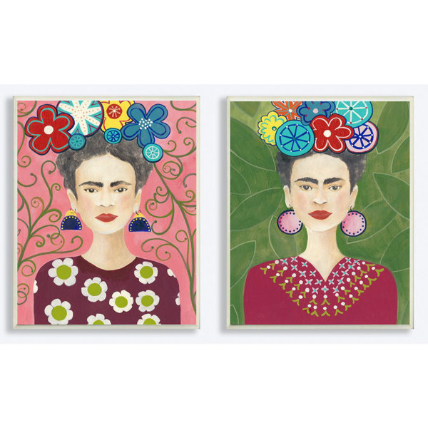 World Menagerie Frida Fashion Designer Pattern Painting 2 Piece