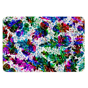 Prismatic Posy II by Ebi Emporium Bath Mat