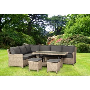 Currier 8 Seater Rattan Sofa Set By Beachcrest Home
