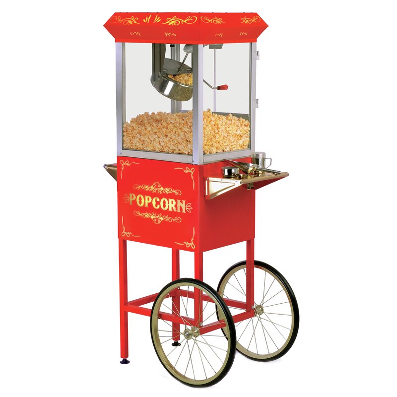 old fashioned popcorn machine