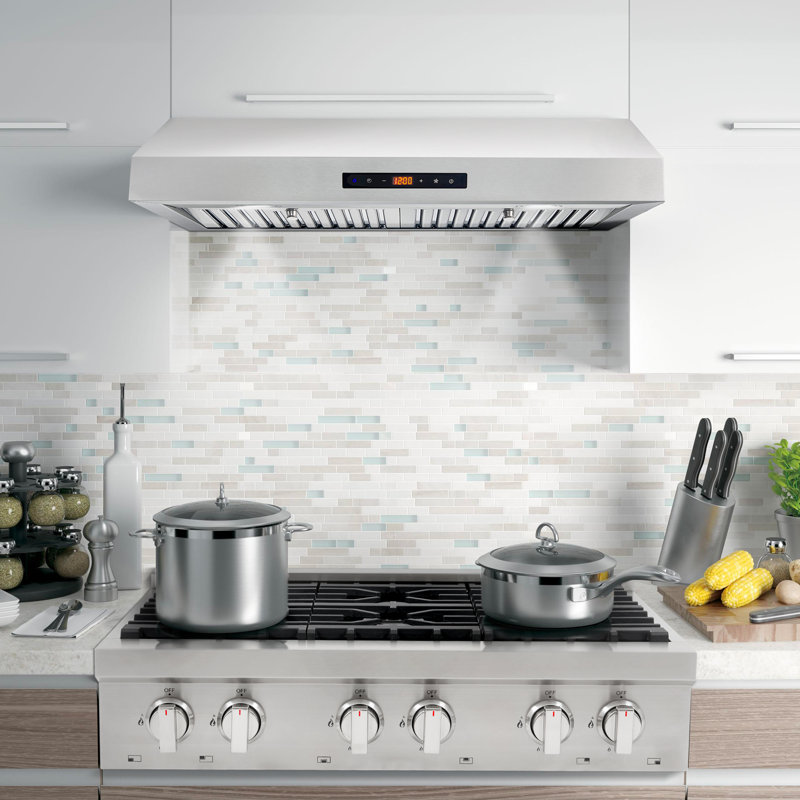 Cosmo 30 Cosmo 380 Cfm Convertible Under Cabinet Range Hood In Stainless Steel Reviews Wayfair