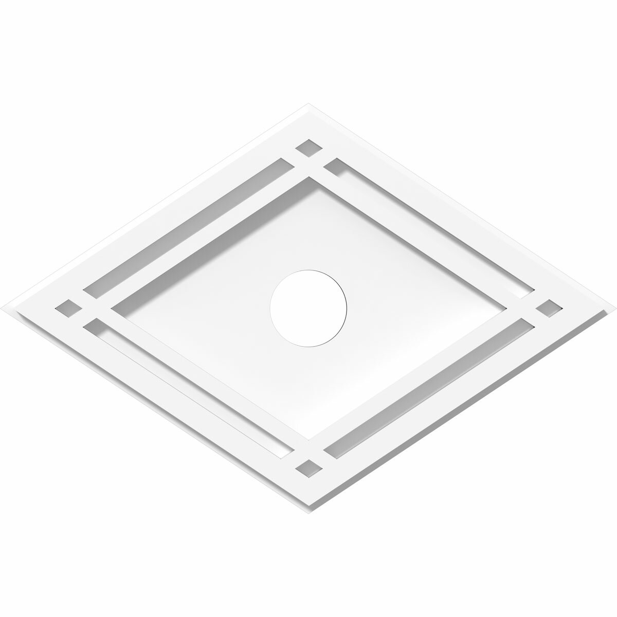 Ekena Millwork Diamond Architectural Grade Ceiling Medallion Wayfair