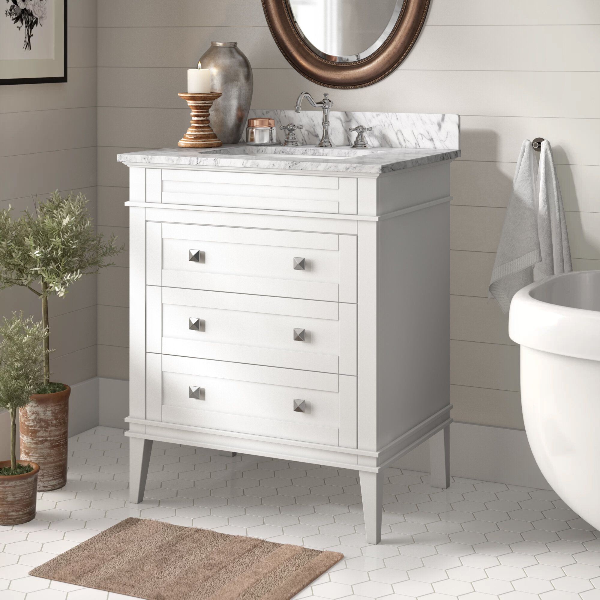 Birch Lane Rolla 30 Single Bathroom Vanity Set Reviews Wayfair