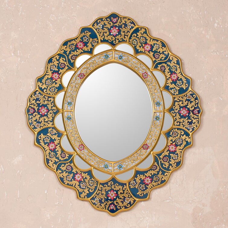 World Menagerie Zakariyya Oval Wall Mirror | Wayfair