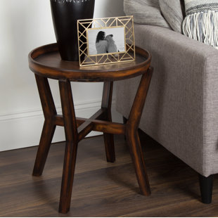 Go to store & view more images Madisyn Wood Accent End Table by Bungalow Rose