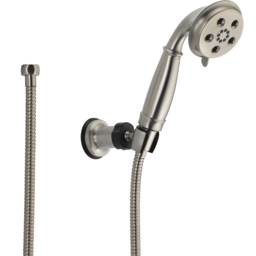Delta Faucet Delta 59567-SS-PK UniversalShoweringComponents H2Okinetic Square Handshower Stainless