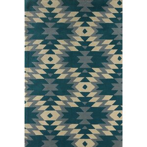 Alverstone Hand-Tufted Lapis Area Rug