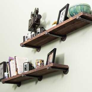 Natural Wood Wooden Shelf Storage Unit Stand Kit & Fittings Wall Mounted Shelves 