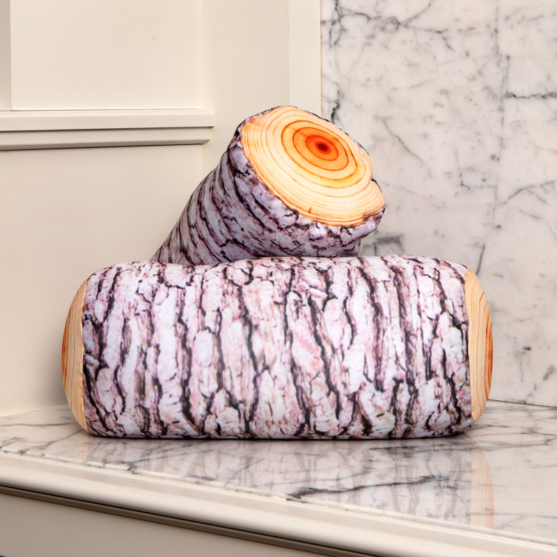 Millwood Pines Romanowski Microbead Log Pillow Perfect Post
