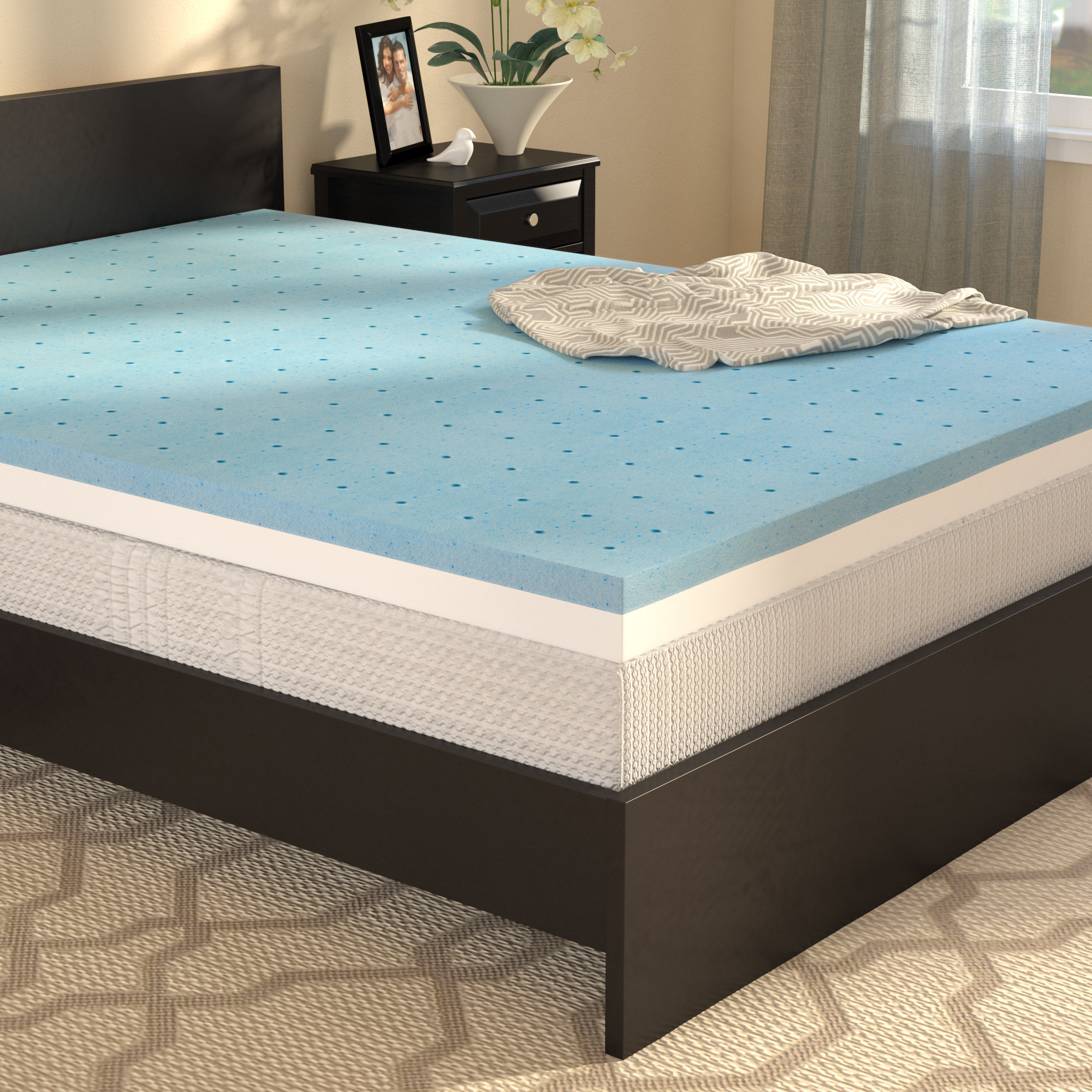 memory foam mattress topper queen amazon