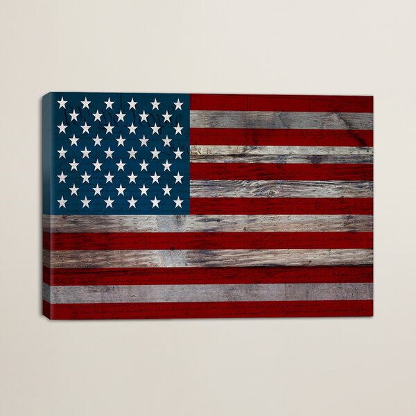 Wooden American Flag Wall Art Wayfair