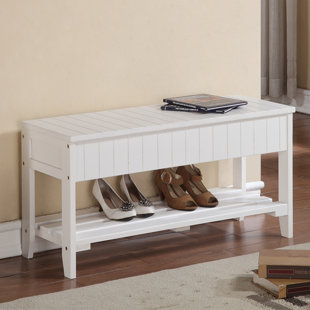 Go to store & view more images Andover Mills Rumford Wood Storage Bench
