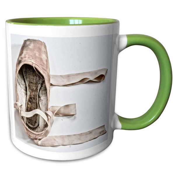 East Urban Home French Romance Letter E With Created With A Pointe Shoe Coffee Mug Wayfair