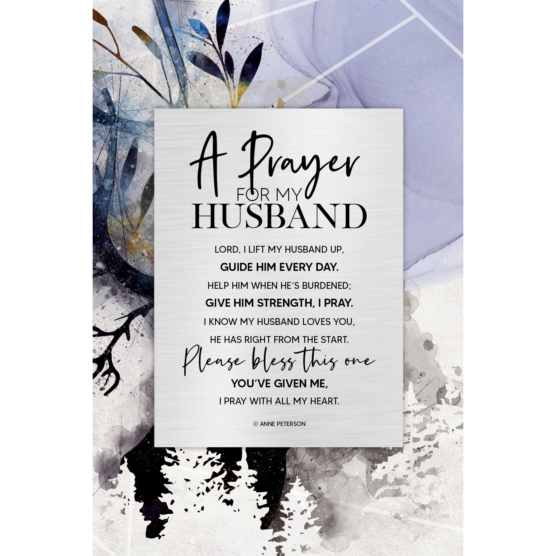 Trinx Prayer For My Husband Wall Décor | Wayfair