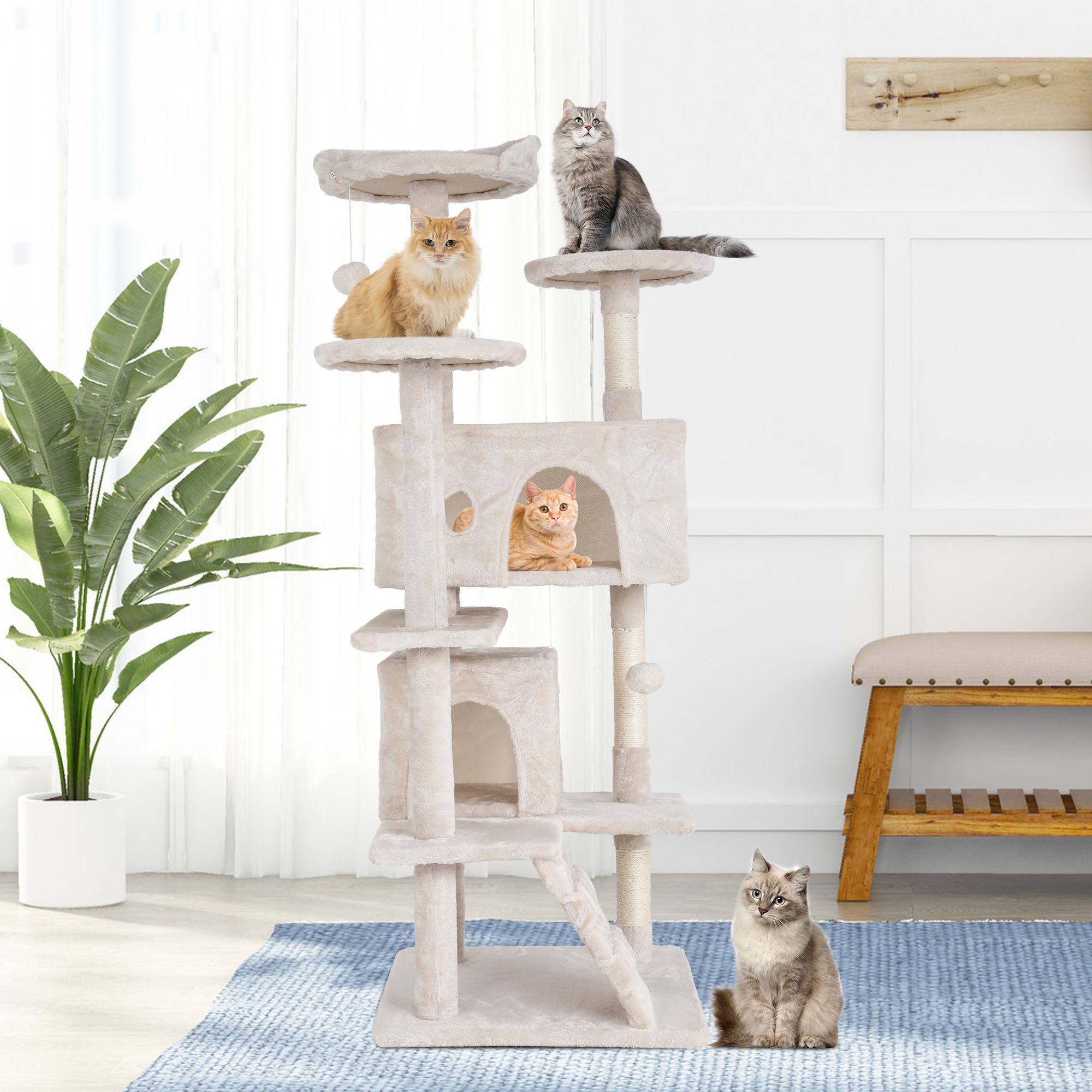 Tucker Murphy Pet™ 54' Ciannah Indoor Cat Tree Wayfair