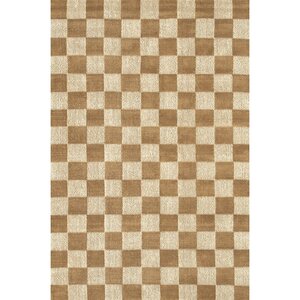 Fayean Brown/Tan Plaid Area Rug