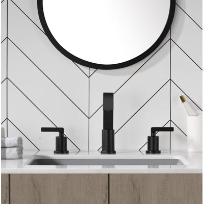 Dayani Collection Two-handle Widespread Bathroom Faucet with Drain Assembly