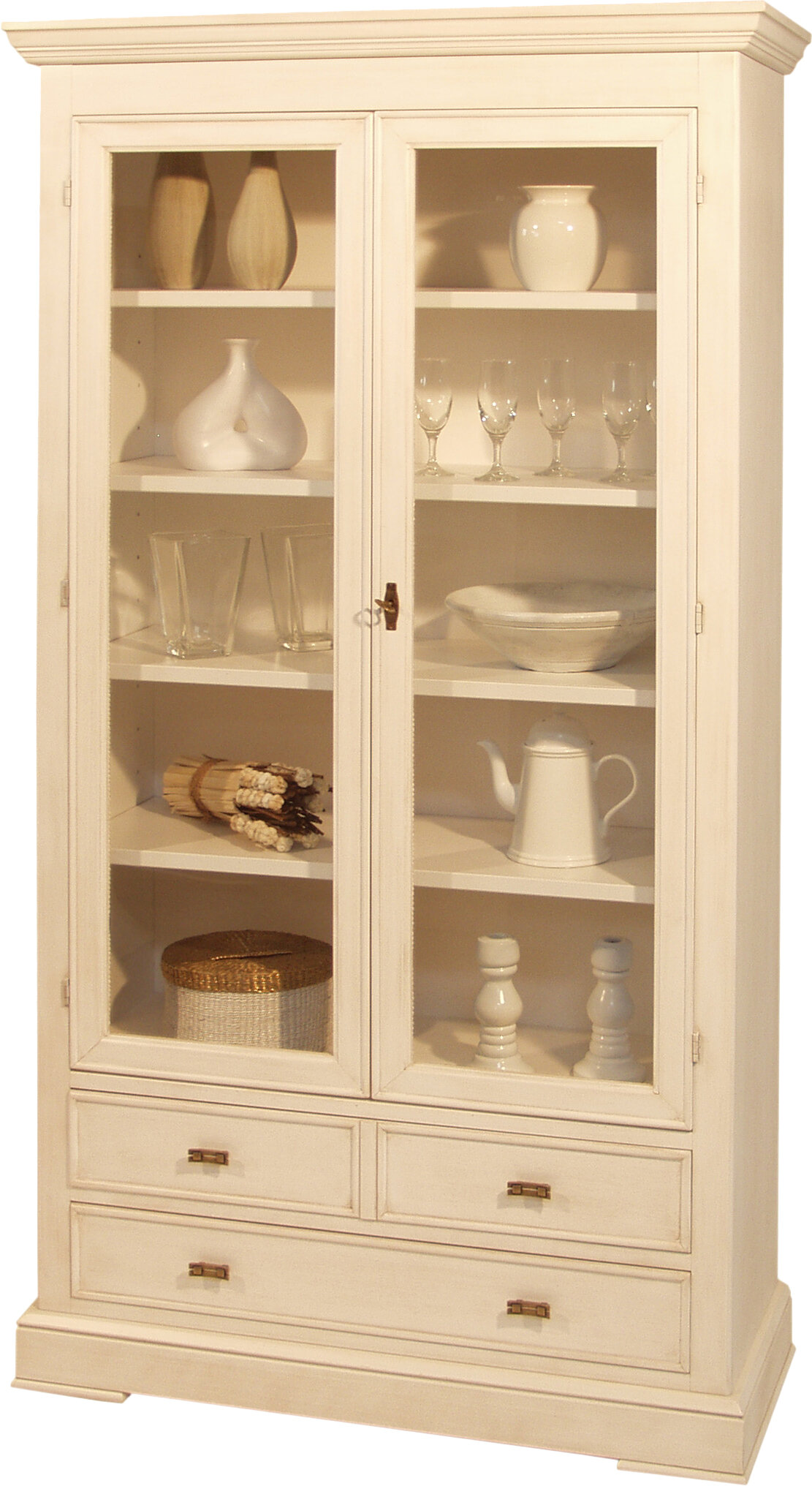 Ophelia Co Brianza Solid Wood Display Cabinet Wayfair Co Uk