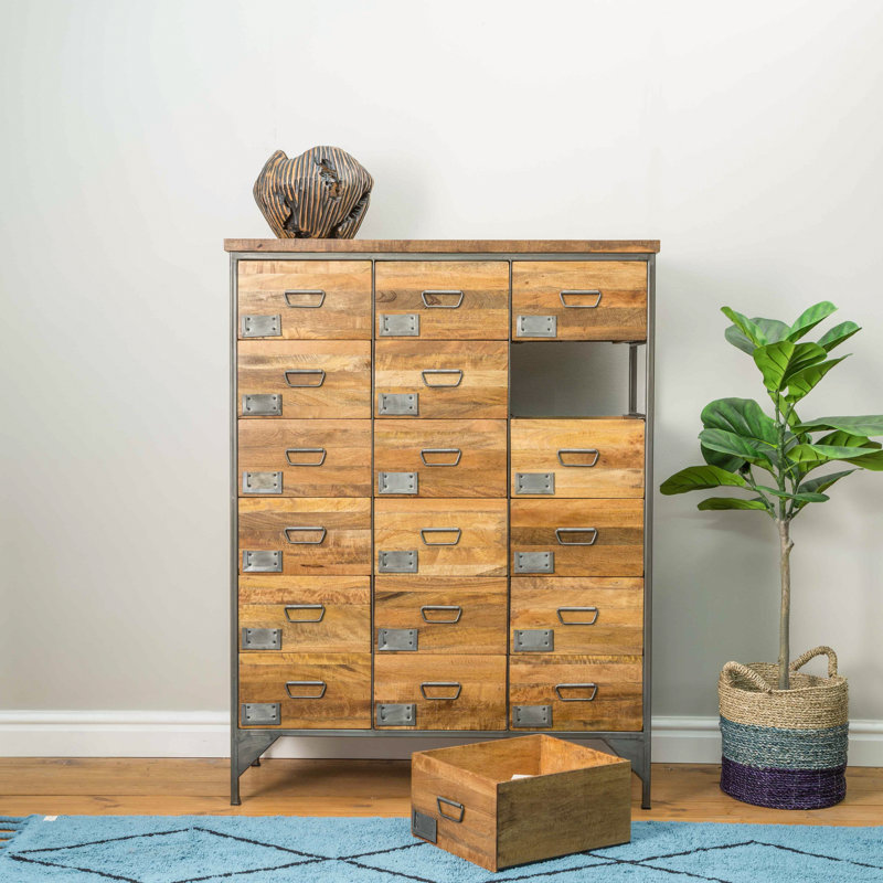 Laurel Foundry Mignon 18 Drawer Chest Reviews Wayfair Co Uk