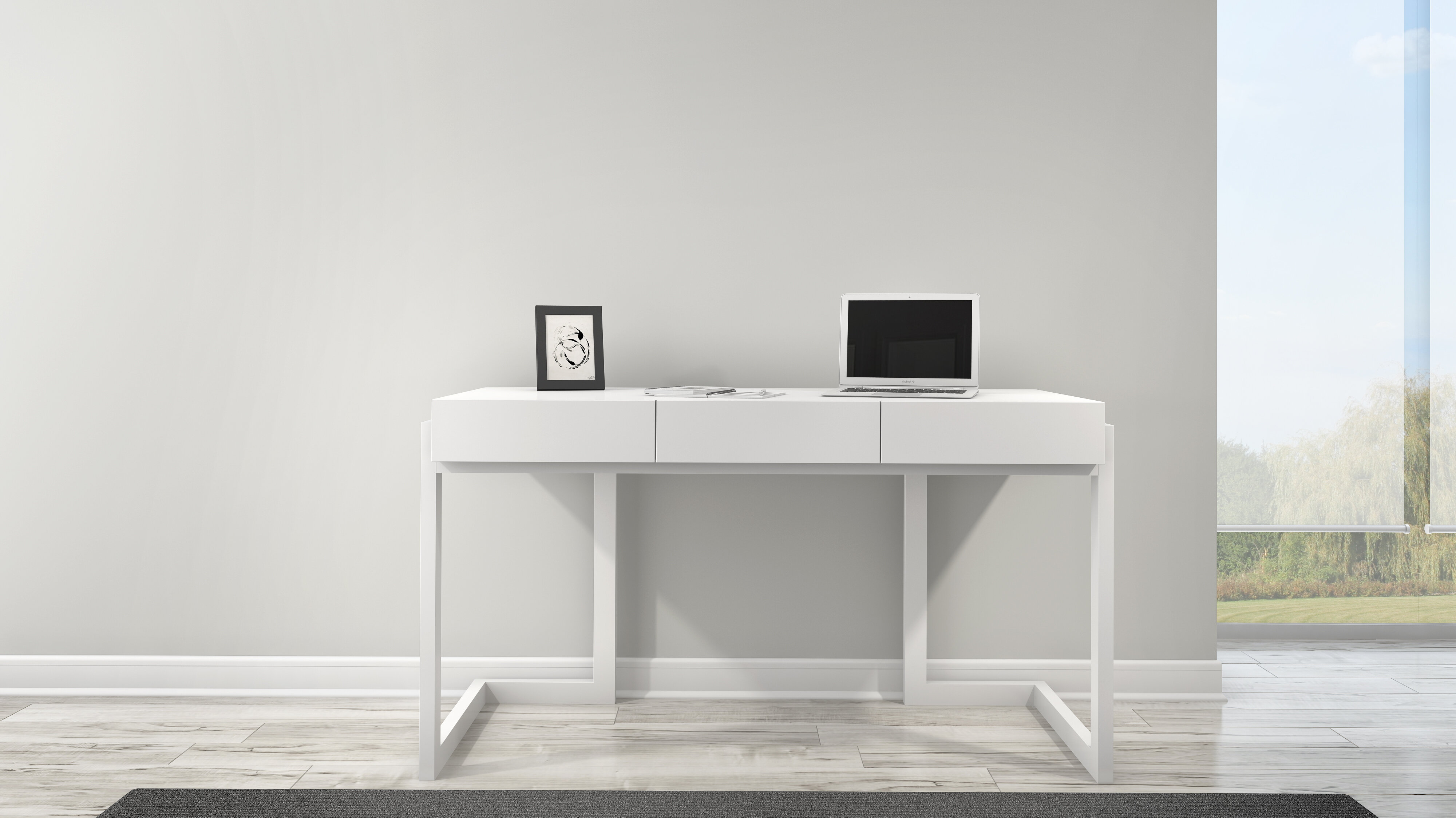 Orren Ellis Guthmar Contemporary Writing Desk Wayfair