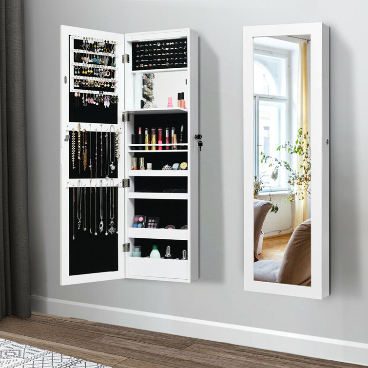 Mounted jewelry organizer clearance