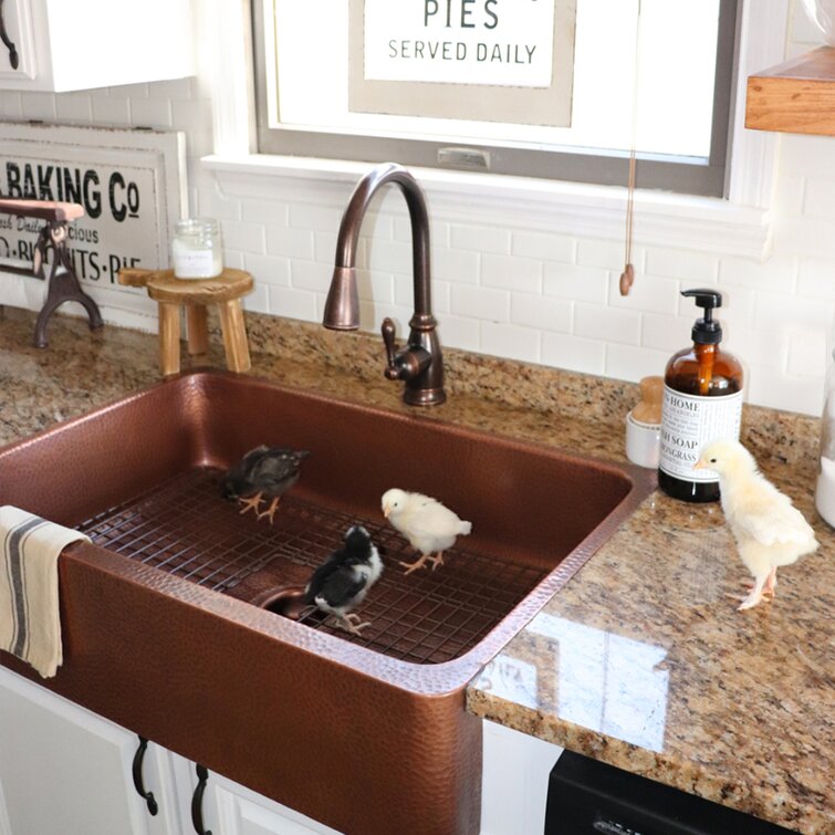 Sinkology Lange 32 L X 22 W Farmhouse Kitchen Sink Reviews Wayfair