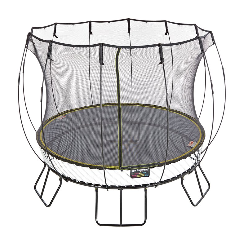 Springfreetrampoline Springfree 10 Round Trampoline With Safety