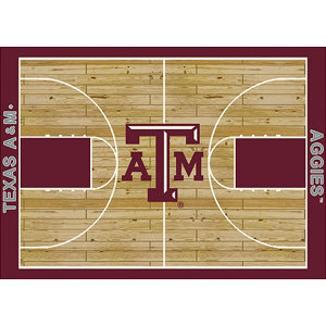 NCAA College Home Court Texas A&M Novelty Rug