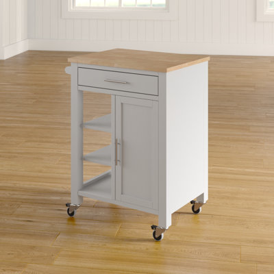 Hiro Kitchen Cart Andover Mills