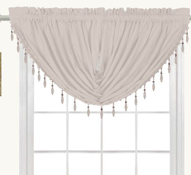 Bloomsbury Market Marisol Beaded 47 Window Valance Reviews