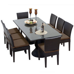 Napa 9 Piece Dining Set with Cushions