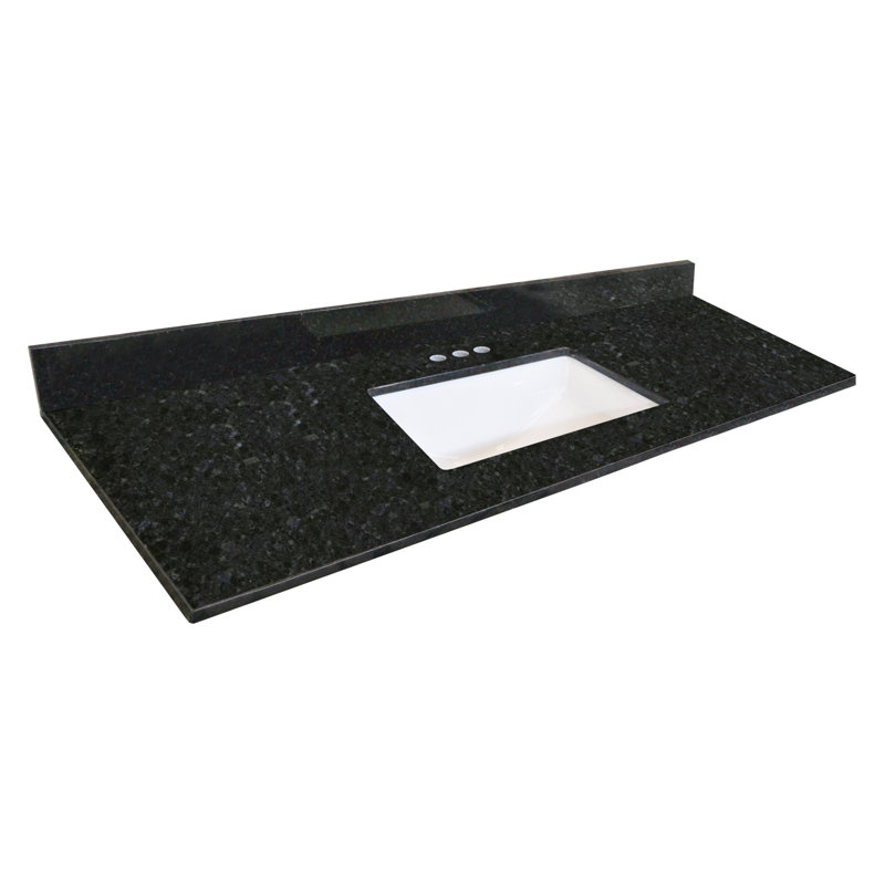 Design House Granite Rectangle Bowl 61 Single Barthroom Vanity Top Wayfair